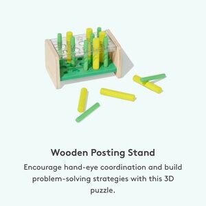 Lovevery wooden posting stand